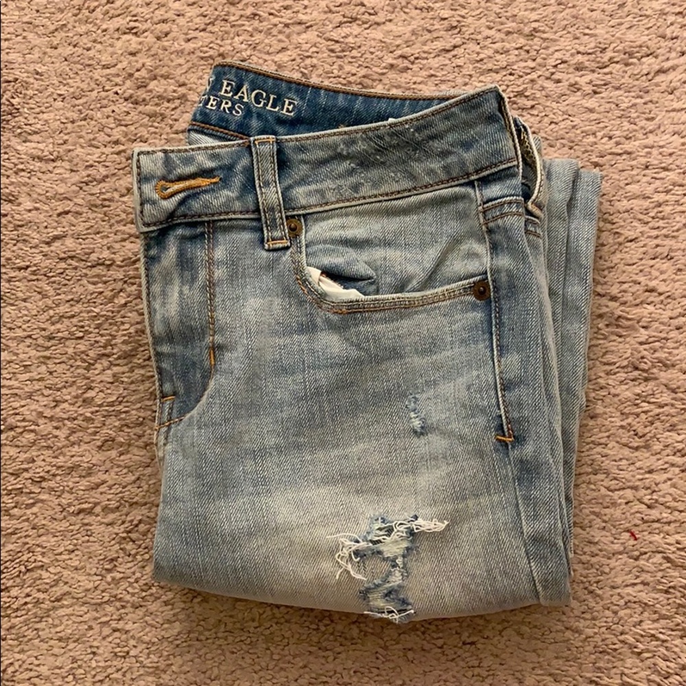 American Eagle Distressed Skinny Jeans